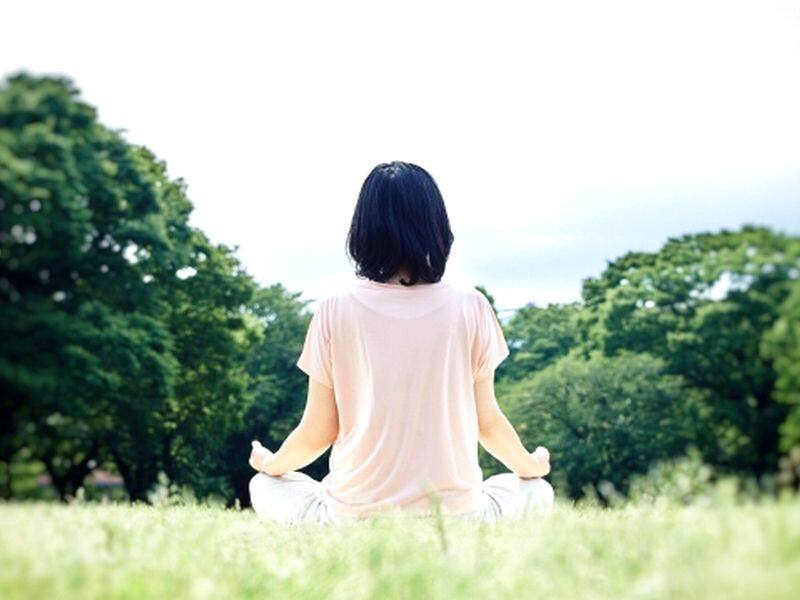 a woman seeking enlightenment in zen