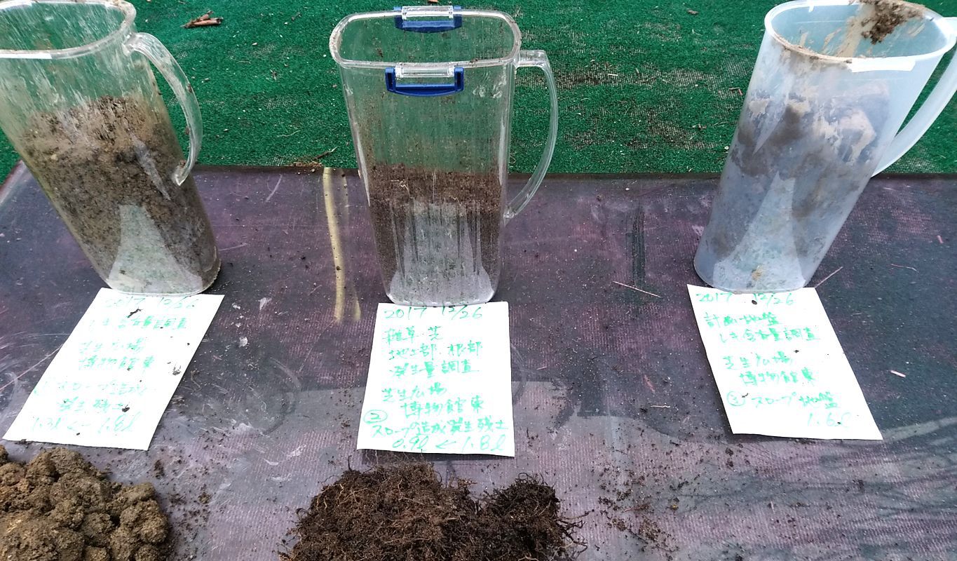 土壌調査 - 植栽土壌として適しているか植栽工事前に調査