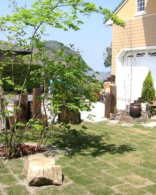 太田庭石の造園の施工例